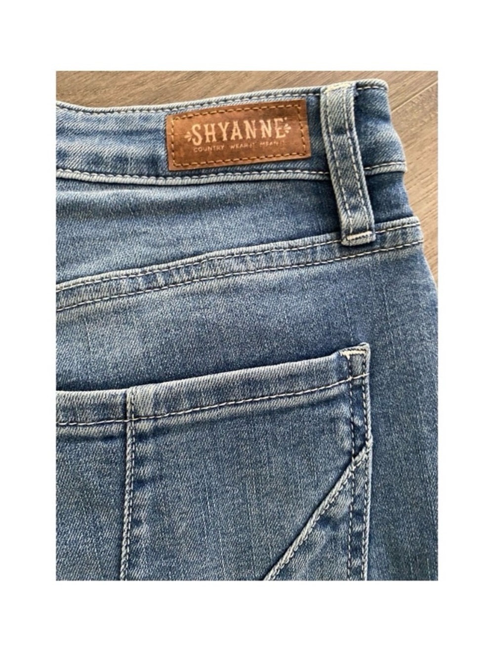 BOOT BARN SHYANNE RIPPED HI RISE FLARE JEANS - Picture 8 of 8